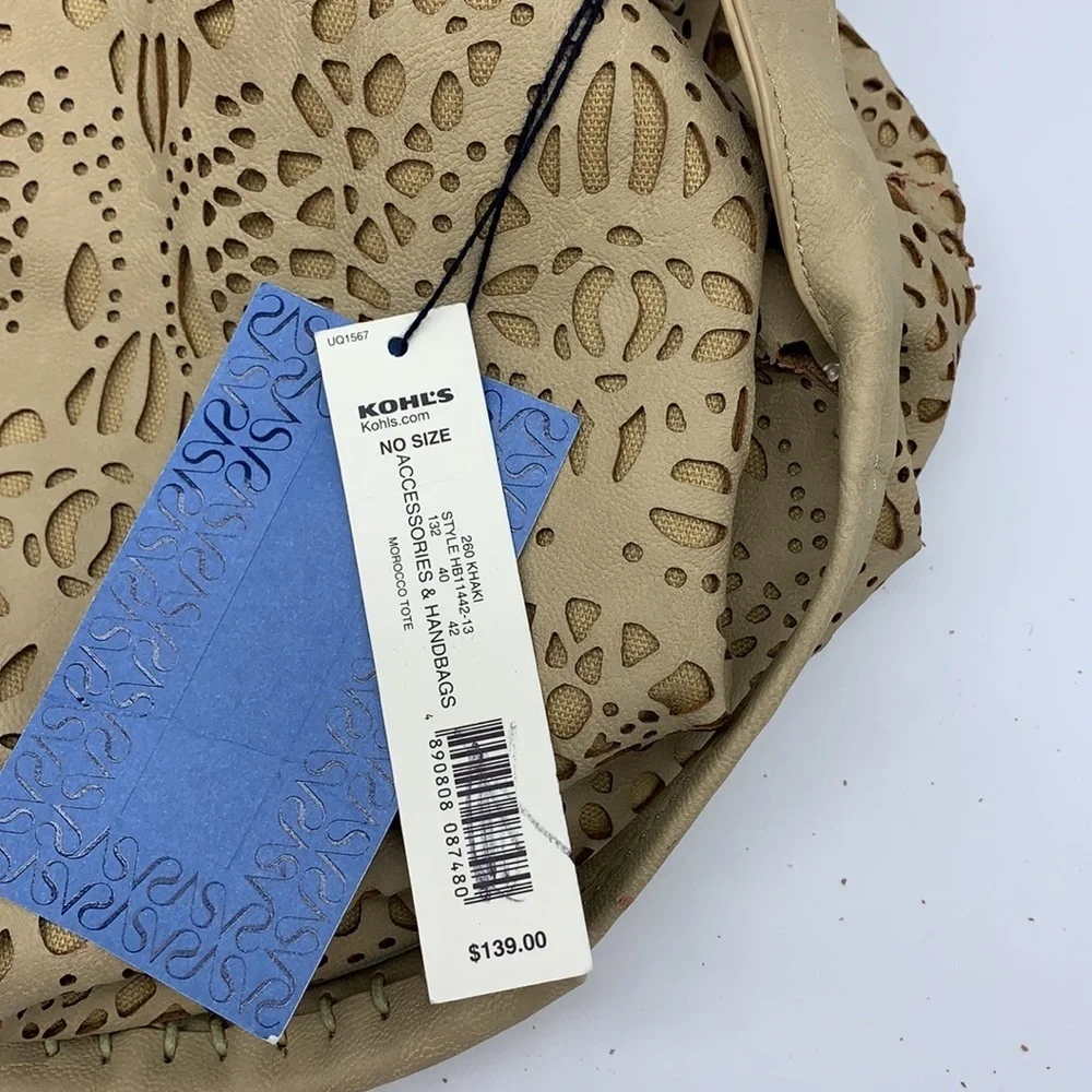 Simply Vera Wang Morocco Tote NWT